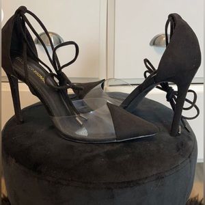 Fashion Nova strap stiletto NEW WITH BOX